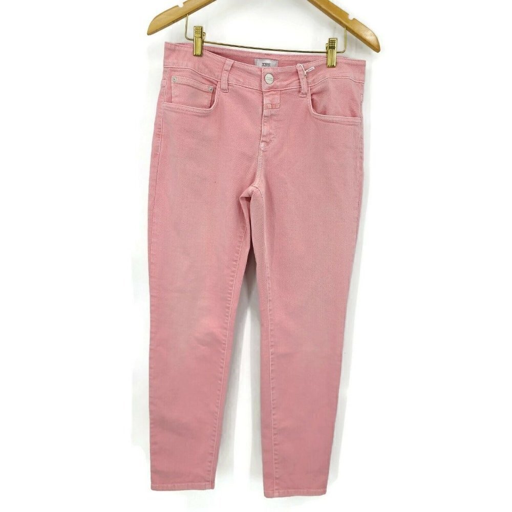 New Closed Pink Baker Jeans Womens 30 Candiani Denim Italy Denim Pants